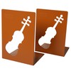 YOSHIKAWA Tatsu Bookend, Violin Pattern, Tea, Bookstand, Musical Instruments, Music,