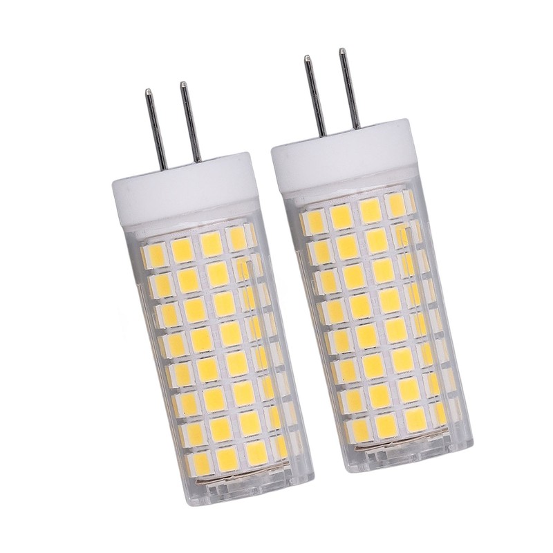 2Pcs LED Corn Bulb Natural Light Ceramic G8 102LED 10W