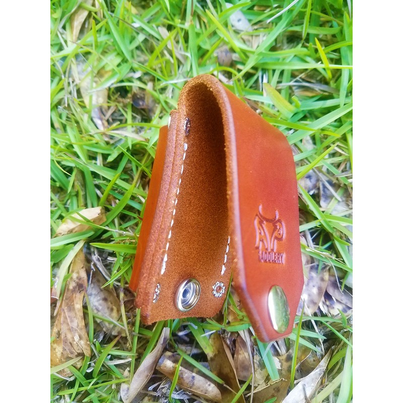 Leather Flashlight Holster for AA Battery Flashlights - Heavyduty Made
