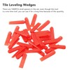 Tile Leveling Kit, 1000PCS Tile Leveling Wedges 0.2in PE Red