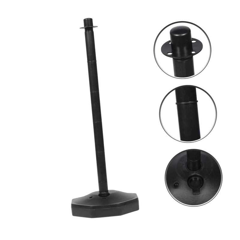 Ipetboom People Control Stanchion Barrier Outdoor Crowd Control Post for