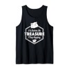 I'd Rather Be Treasure Map Hunting Adventure Lover Tank Top