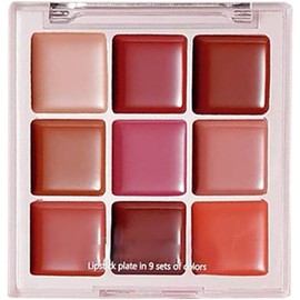 Lipstick Palette Lip Gloss Sets Moisturizing Non-Sticky Matte Lip Plumper with 9 Vibrant Colors, Long-Lasting Pigment for Everyday Wear, Teen Makeup, and Professional Use