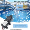 DC 12V Diaphragm Pump, Self-Priming Water Pump with Deluxe Hose