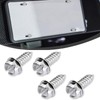 ijuicy 4 PCS Car License Plate Screws, 304 Stainless Steel