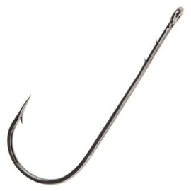 Owner 5100 Staight Shank Worm Hook with Cutting Point, (Size 5/0, 5 per Pack)