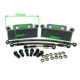 Ouyunou Double Oil Cooler For Zongshen Daytona 190cc LXR DHZ Pit Dirt Bike