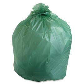 Stor-A-File - EcoSAfe-6400 Compostable Bags, .85mil, 48 x 60, Green, 30 per Ctn - Pack of 3