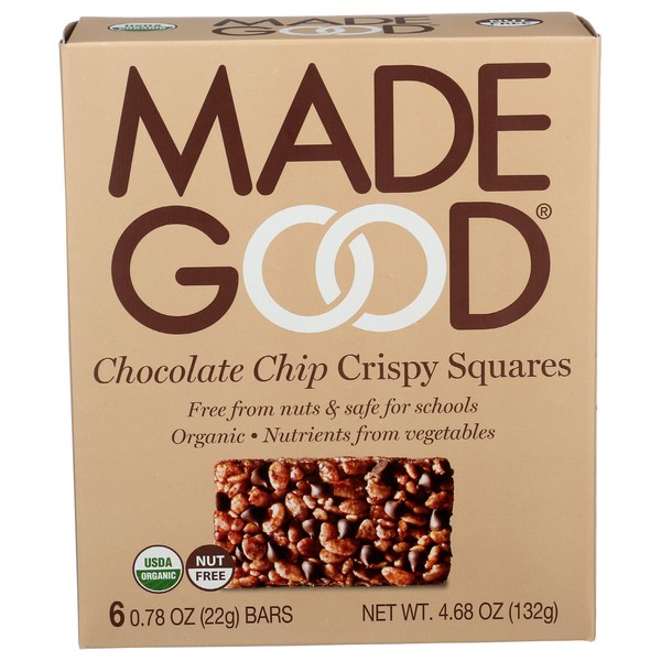 Made Good Crispy Squares, Chocolate Chip, 5.5 onzas
