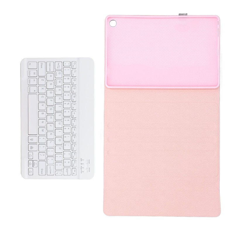 10.6in Backlit Keyboard Case RGB Detachable Keyboard PU Leather Protective