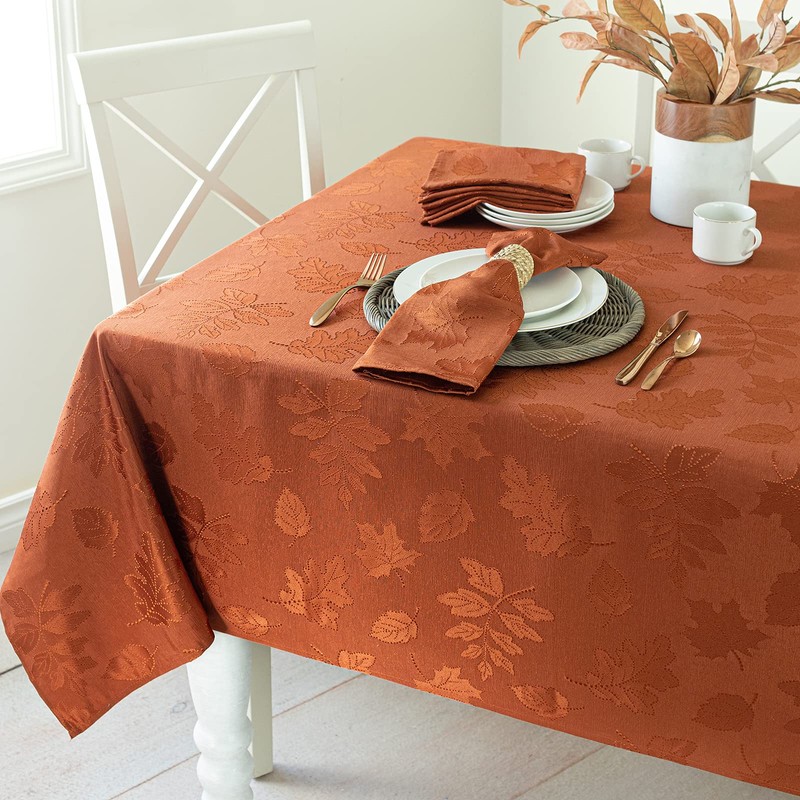 Benson Mills Harvest Legacy Damask Fabric Table Cloth Fall, Harvest,