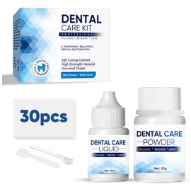 Tooth Filling Repair Kit, Temporary Tooth Filling, Filling Kit with Tools for Fixing Missing Broken False Tooth