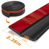 Universal Garage Door Threshold Seals Bottom Rubber Replacement, weatherproofing Garage