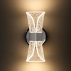 12V LED Wall Sconce with Switch, 3400K 6W 550LM Dimmable