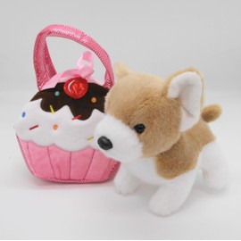 Aurora World Plush fansi-paruzu nyu-sui-tu Chihuahua