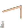 MS Beschläge Wooden Console Single or Pair Shelf Brackets Beech