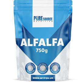 Organic Alfalfa Powder 750g Support Energy and Stress, Vegan Keto Green Superfood Supergreen Raw Natural Alfalfa Powder Juice Shots by PSN (750g)