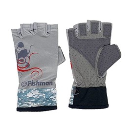 FISHMAN GB-201805 Summer 5 Fingerless Gloves Grey XXL