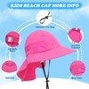 XIAOHAWANG Baby Sun Hats Toddler UPF 50+ Hat for Girl