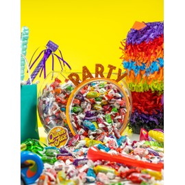 Fruities 10 Flavors - 2 LB Bulk Candy - Assorted Flavor - Fruit Chews - Gluten Free - Ultimate Variety - Taffies - Individually Wrapped Candy - Queen Jax