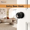 Probrico Keyed Entry Door Knob with Lock and Same Key,