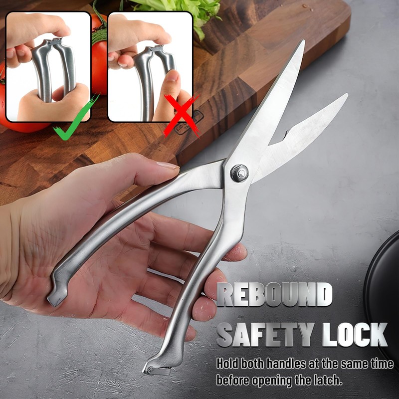 FePen Poultry Scissors, Multi-Purpose Household Scissors, Poultry Scissors, Sharp Kitchen