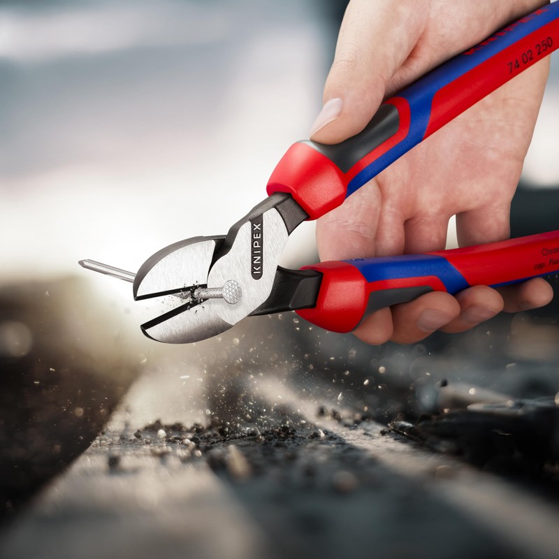 KNIPEX High Leverage Diagonal Cutter with Comfort Handles 250 mm,