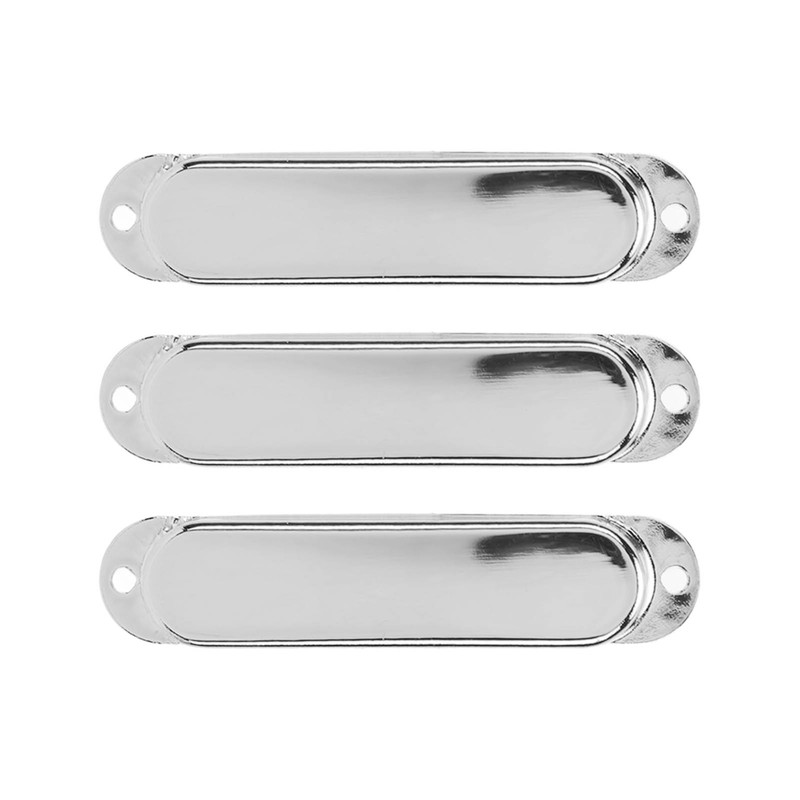 3Pcs Electric Guitar Single Coil Pickup Cover Copper Instrument Accessory