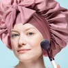 Silk Bonnet for Women Sleeping Hair with 2 Elastic Tie