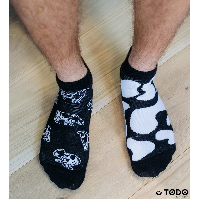 TODO Colours Funny Socks with Motif - Multicoloured, Colourful, Crazy