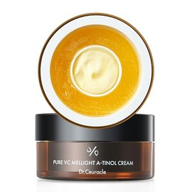 Dr.Ceuracle Pure Vitamin C Mellight A-Tinol Cream – Vitalizing Dual Moisturizer with Double Vitamins, Pantenol, Ceramide for Healthy Radiant Skin (2.46 oz)