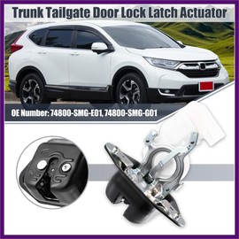 FUELHOOD Trunk Lock Actuator Rear Tailgate Latch Actuator for Honda CR-V CRV for Honda Pilot 74800-SMG-E01 Tailgate Door Latch Actuator Motor Assembly Trunk Lid Lock Premium Fit Design