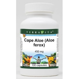 Cape Aloe (Aloe ferox) - 450 mg (100 Capsules, ZIN: 514685) - 3 Pack