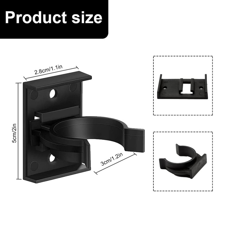 LumenTY Pack of 20 Kitchen Skirting Clips Heavy Duty Kitchen
