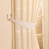 Sumnacon 2 Pcs Aluminum Alloy Curtain Holdbacks - Decorative Wall