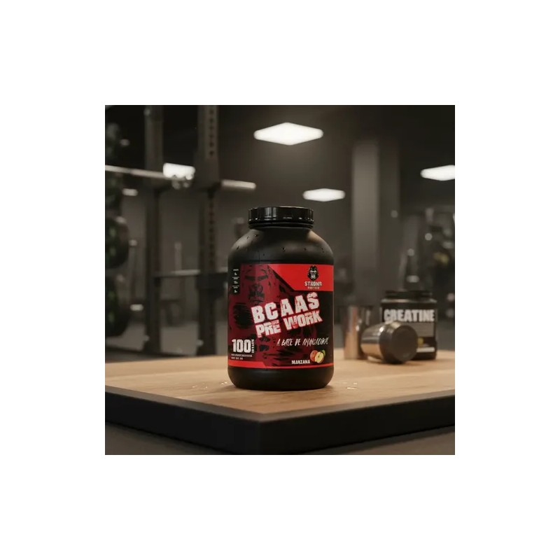 Pre Entreno Bcaas Strong Protein 1kg 100servicios