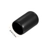 sourcing map 25pcs Rubber End Caps 1/2"(12.5mm) ID Vinyl Round