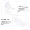 iplusmile 2pcs Transparent Razor Holder for Men Strong Suction Cup