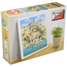 Ensky ATB-14 30366014 366-Piece Jigsaw Puzzle, Kiki's Delivery Service, Artboard, "Town Floating on the Sea"