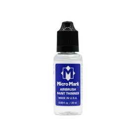 Micro-Mark Acrylic Airbrush Paint, 20ml for Hobby Use, Miniature Figure Paiting, Scale Model, Canvas (Airbrush Thinner)