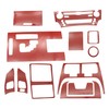 GXARTS 12Pcs Carbon Fiber Full Set Interior Decoration Trim Kit