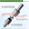 JINFANNIBI Stainless Steel Fuel Tank Breather Rollover Vent Valve fit