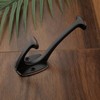 HARPOON Double Prong Decorative Wall Hook | 3 Pack Oil