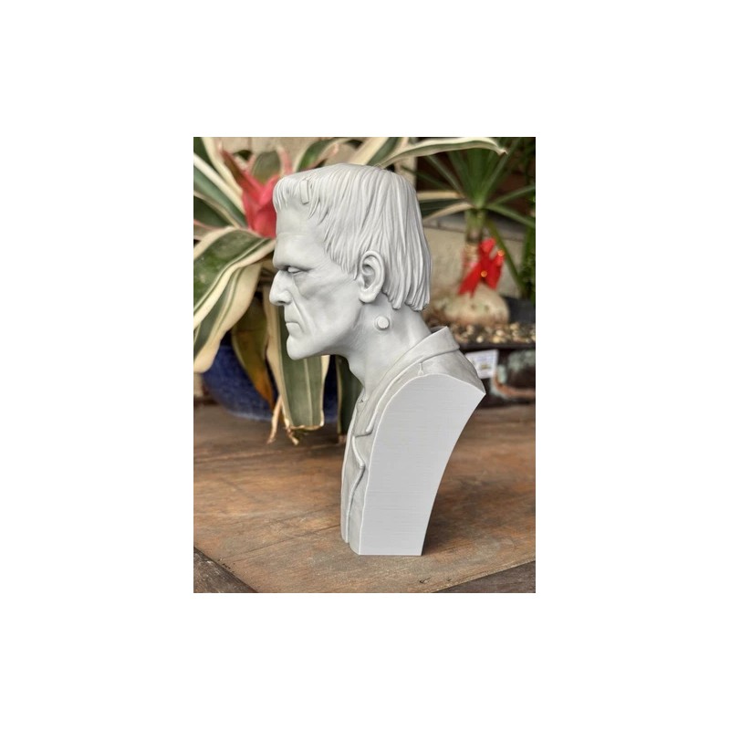 Universal Monsters Frankenstein Monster 3D Printed Bust Statue 6.5 Inches