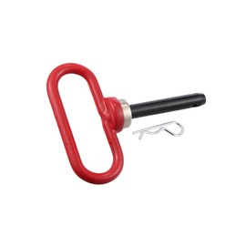 INFINAUTO 1pcs 5"-3.5" Magnetic Trailer Towing Hitch Clips Pins Red Stylish Design