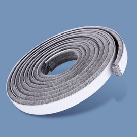 Window Draft Blocker Mohair Weatherstripping for Sashes Mohair Door Weatherstrip 2ea