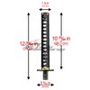 EZAUTO WRAP 26cm Black White Shift Knob Samurai Sword Alloy