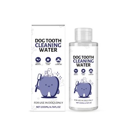 BULUWANS Dog Dental Water Additive, 200ml/6.76fl oz, Helps Freshen Breath & Helps Reduce Tartar, No Brushing Required, Gentle Formula for Daily Oral Care