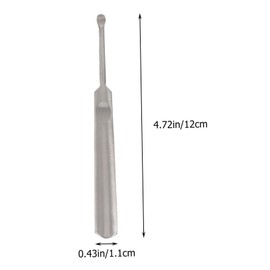 BIUDECO 5pcs Stainless Steel Nail Art Dead Skin Forks Nail Cuticle Remover Kit for Home Salon