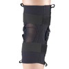 OTC Knee Stabilizer, Hinged Bars, Neoprene, Black, Large